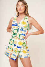 BON VOYAGE WOVEN VEST - By Baano