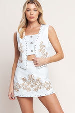 ALL EYES ON YOU WOVEN VEST Flying Tomato