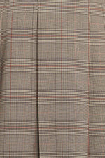 BRITISH TRACE WOVEN MIDI SKIRT