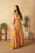 LIGHT UP MY LIFE POPLIN MAXI SKIRT - By Baano