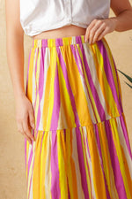 LIGHT UP MY LIFE POPLIN MAXI SKIRT - By Baano