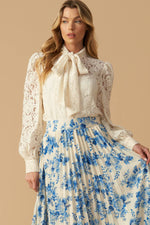 STARS IN MY HEART WOVEN MIDI SKIRT - By Baano