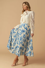 STARS IN MY HEART WOVEN MIDI SKIRT - By Baano