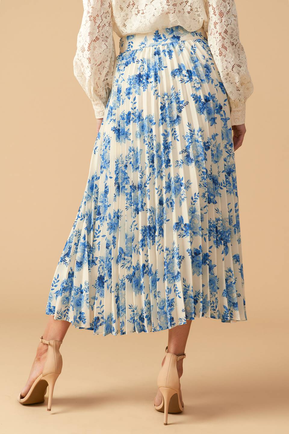 STARS IN MY HEART WOVEN MIDI SKIRT - By Baano