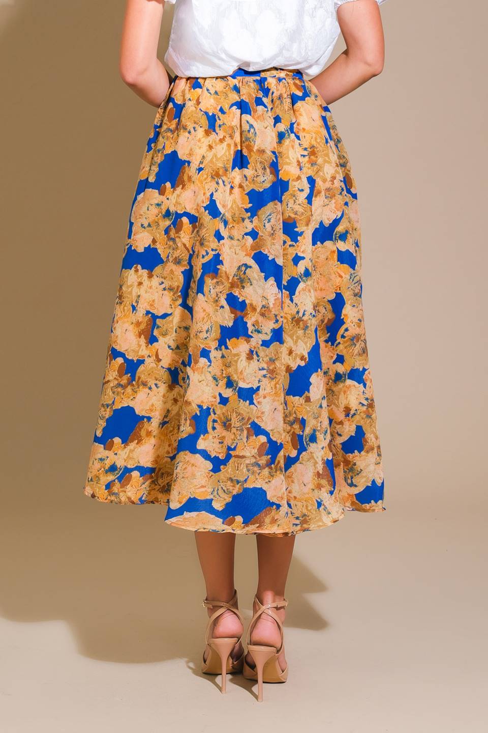 SWEETEST HARMONIES WOVEN FULL SKIRT - By Baano