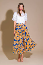 SWEETEST HARMONIES WOVEN FULL SKIRT - By Baano