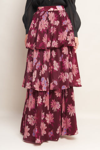 GARDEN ROMANCE WOVEN MAXI SKIRT - By Baano