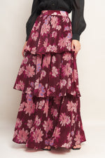 GARDEN ROMANCE WOVEN MAXI SKIRT - By Baano