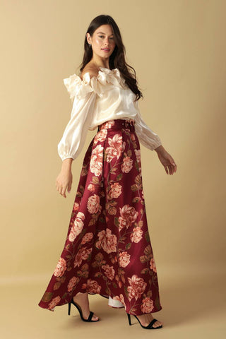 CRUISE CONTROL WOVEN MAXI SKIRT - By Baano