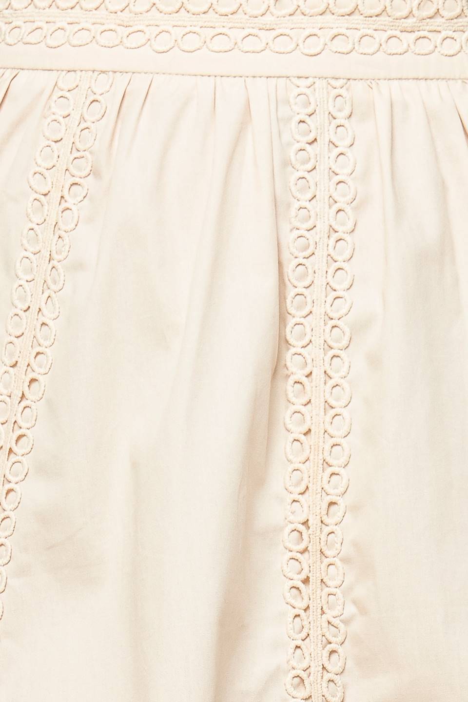 LAYTON CREAM WOVEN MIDI SKIRT - By Baano