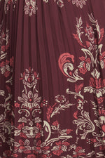 AZTEC CHERRY WOVEN MIDI SKIRT Flying Tomato