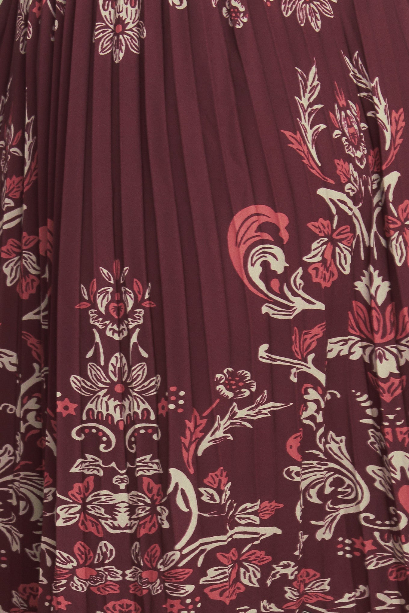 AZTEC CHERRY WOVEN MIDI SKIRT Flying Tomato