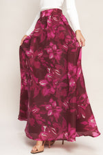 BOUQUET NO.9 WOVEN MAXI FULL SKIRT Flying Tomato
