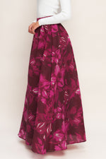BOUQUET NO.9 WOVEN MAXI FULL SKIRT Flying Tomato