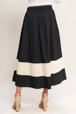GALLERY CONTRAST FULL MIDI SKIRT Flying Tomato