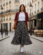 Mystic Petal Midi Skirt MissFinchNYC