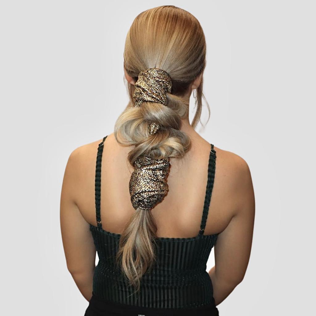 Flexible Wire Headwrap (Black)