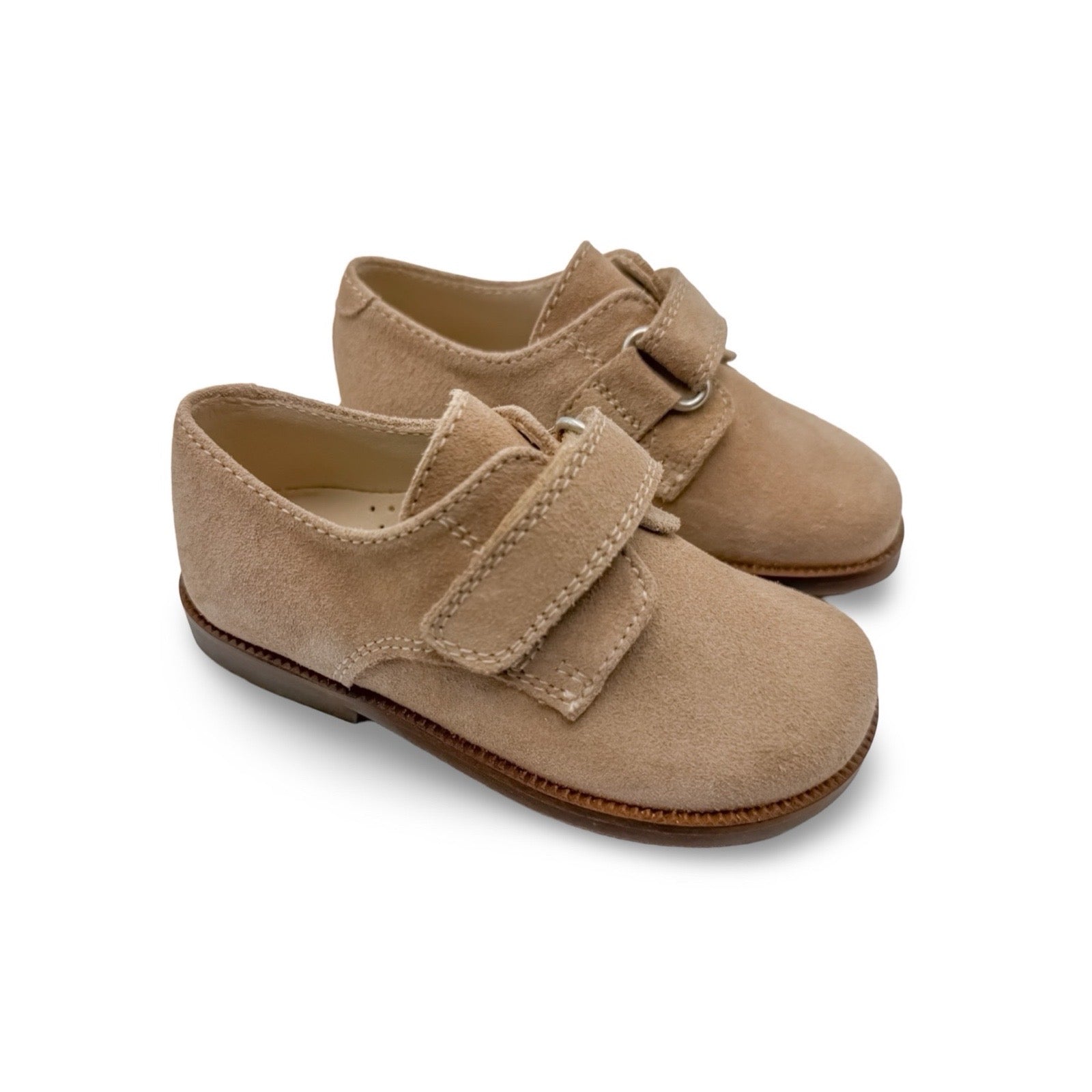 Liam- Tan Suede Boy Dress Shoes