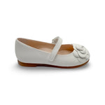 Camille- White Leather Mary Jane Shoes