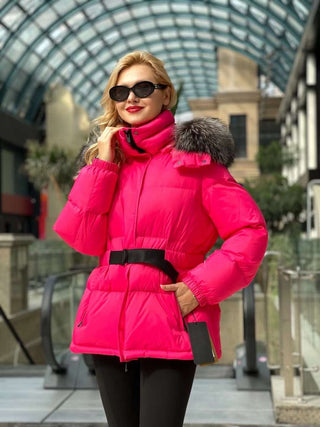 Genuine Silver Fox Down Fill Jacket - By Baano