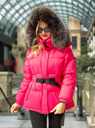 Genuine Silver Fox Down Fill Jacket - By Baano