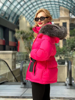 Genuine Silver Fox Down Fill Jacket - By Baano