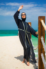 Black Pareo Kimono P2346 - By Baano