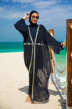 Black Pareo Kimono P2346 - By Baano