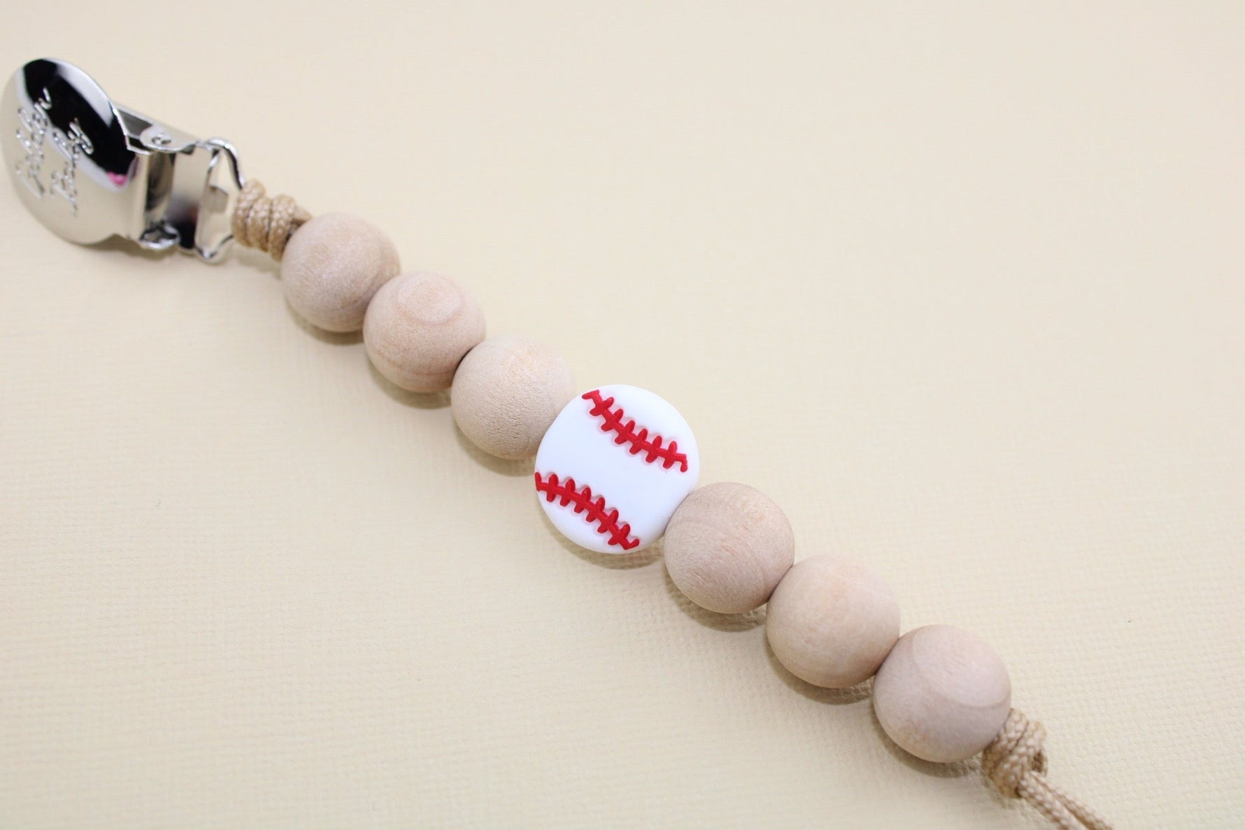 Pacifier Clips // Baseball