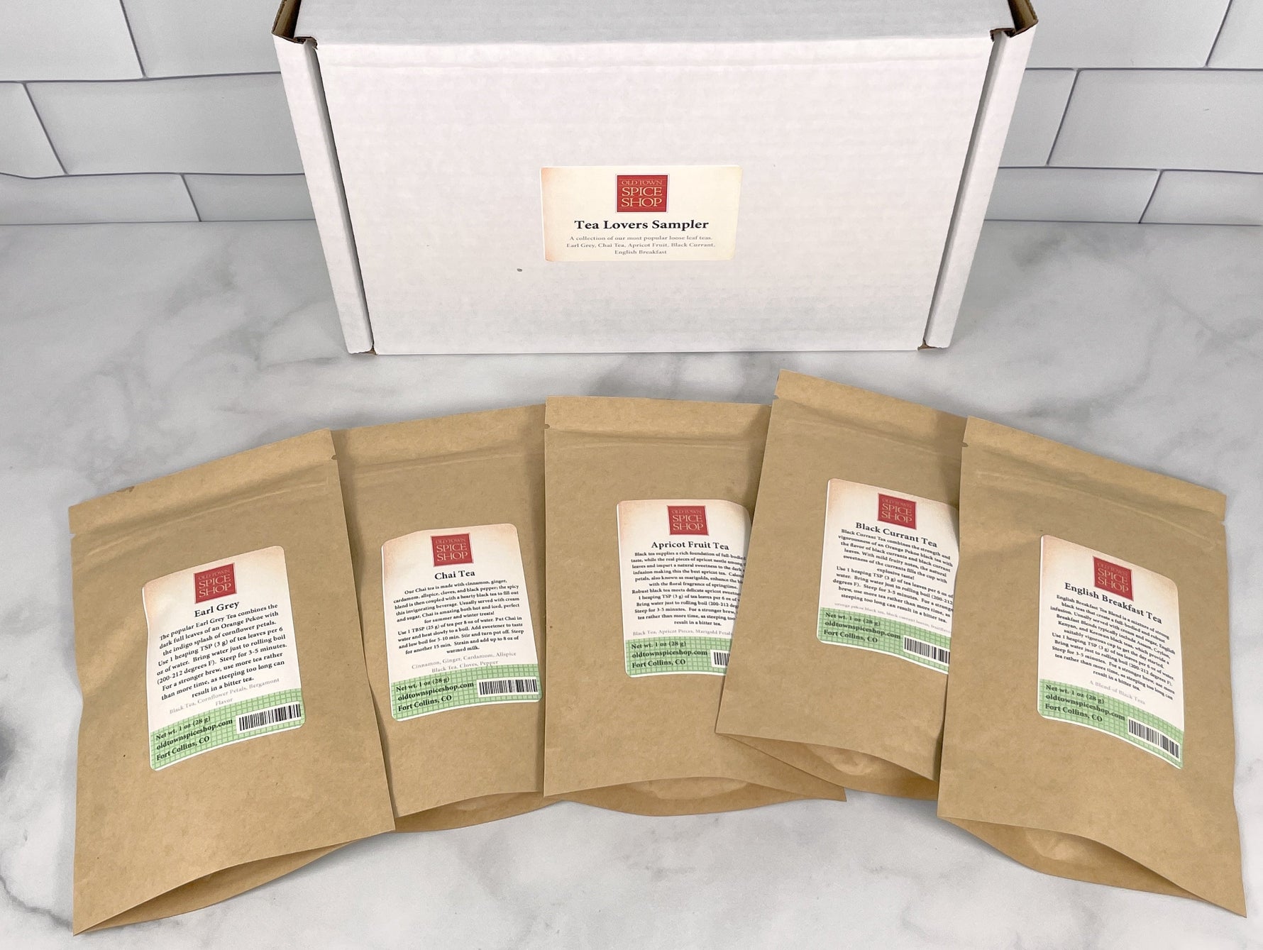 Tea Lovers Sampler Gift Box - By Baano