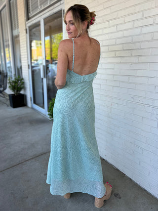 Chrishell Polka Dot Maxi Dress