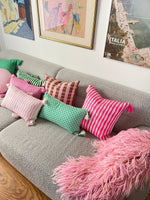 Antigua Pillow - Neon Pink and Yellow