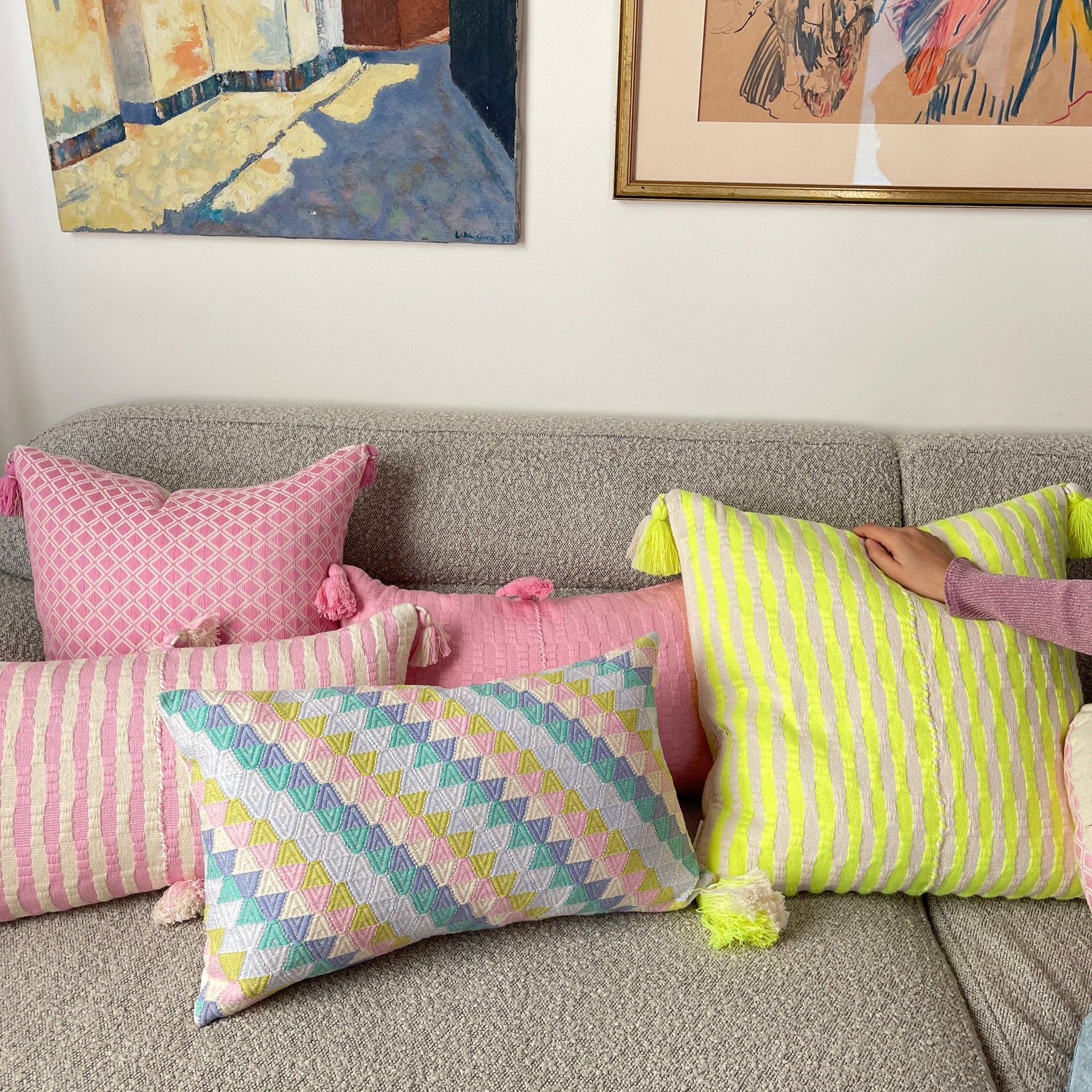 Nahuala Universe Pastel Pillow