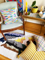 Cotzal Rainbow Brocade Pillows