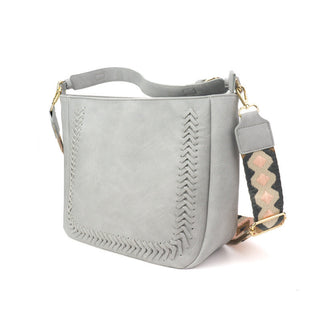 The Harper | Cross Stitch Messenger Bag