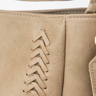 The Harper | Cross Stitch Messenger Bag