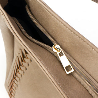 The Harper | Cross Stitch Messenger Bag