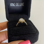 2.0ct Pink Moissanite Lab Diamond Engagement Ring Ring Deluxe Fine Jewelry