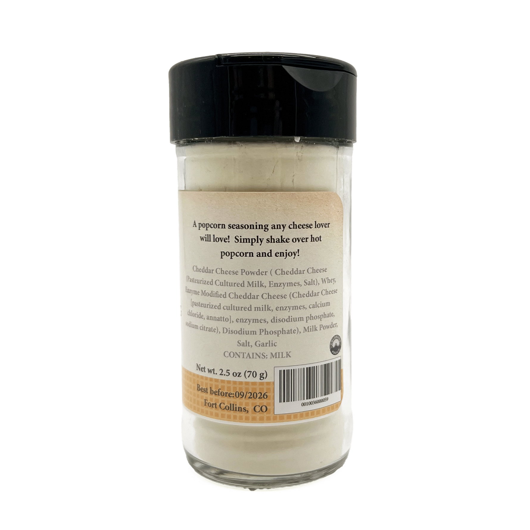 White Cheddar Popcorn Seasoning - By Baano