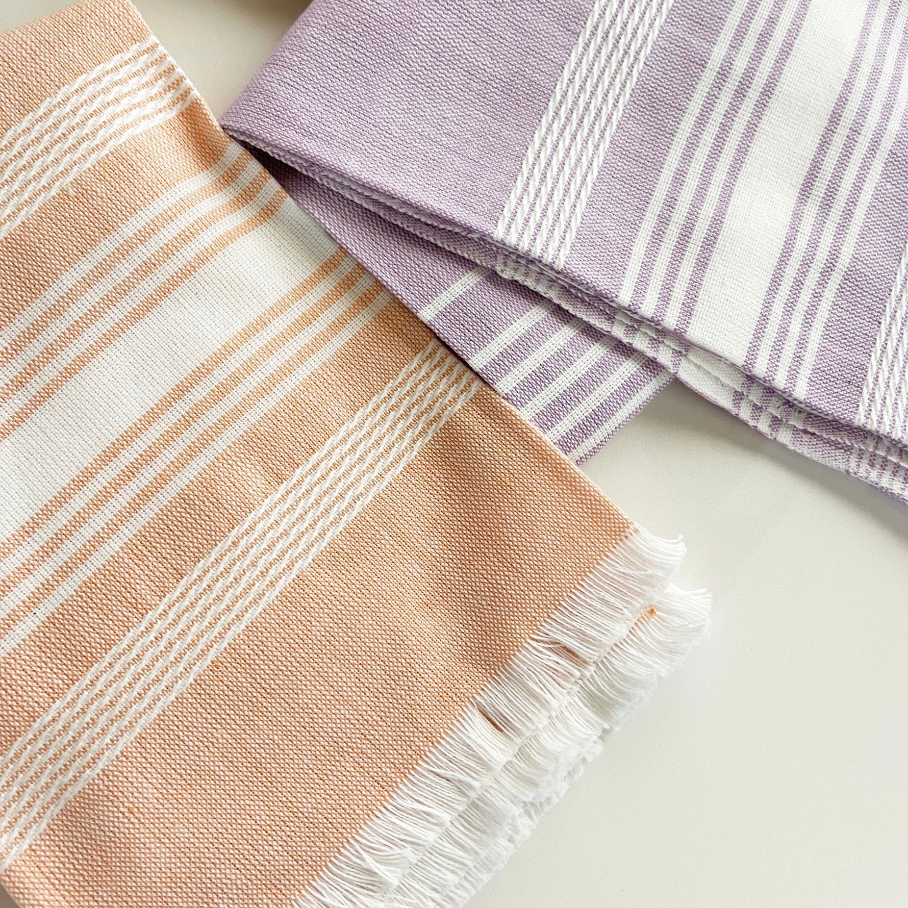 Light Lavender Chambray Kitchen Towel