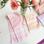 Pink Chambray Kitchen Towel