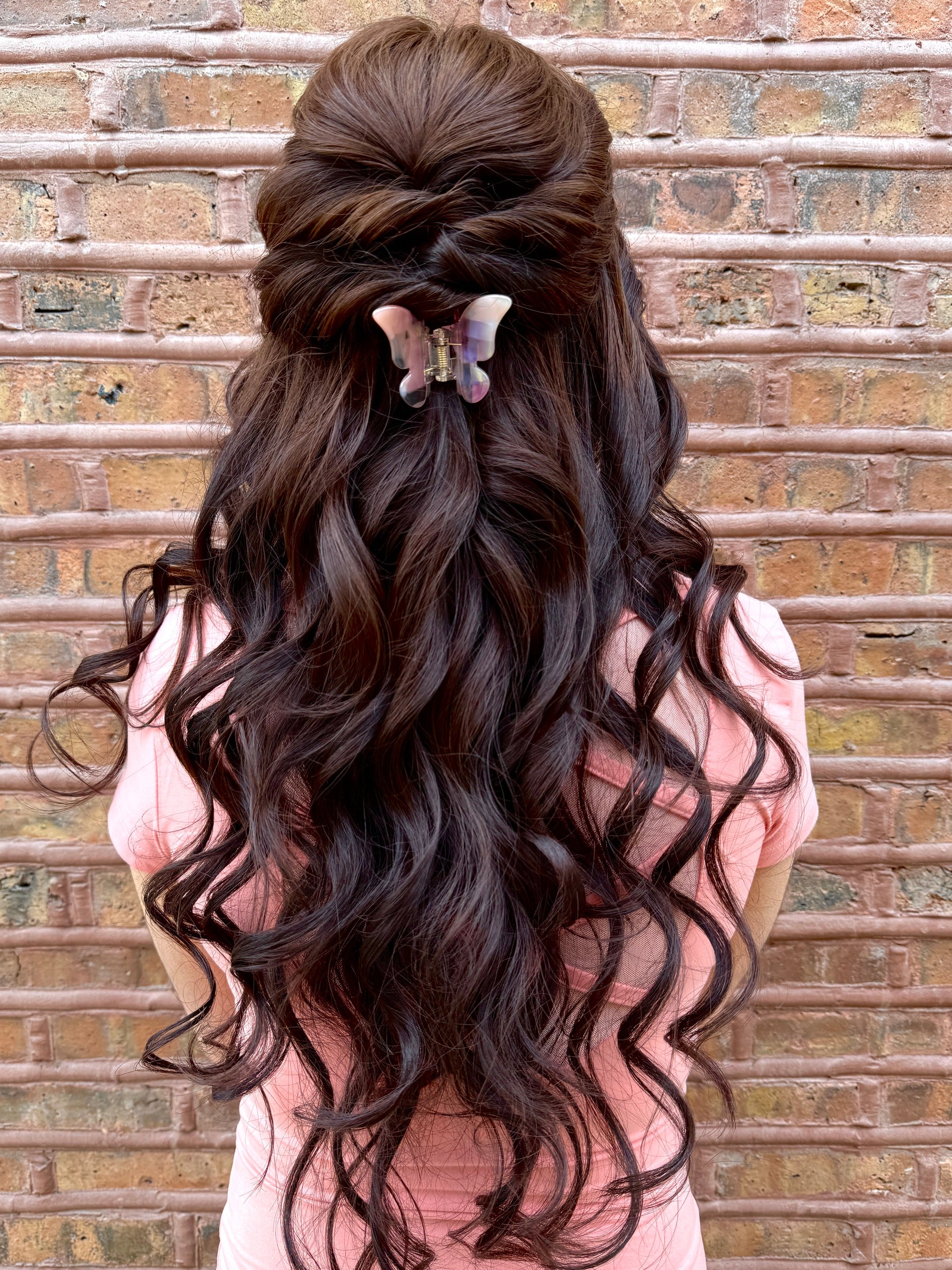 Marbled Butterfly Claw Hair Clip