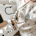 Lulababe Pacifier Clip Bleu La La