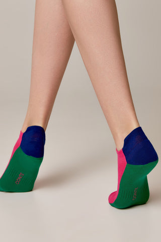 Cotton Ankle Socks Conte Active - With a "Tongue" 393 - By Baano