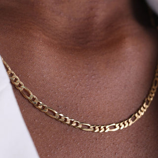 3.5mm Figaro Chain x Bracelet