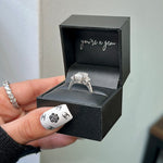 2.5ct Emerald Cut Moissanite Engagement Ring Ring Deluxe Fine Jewelry