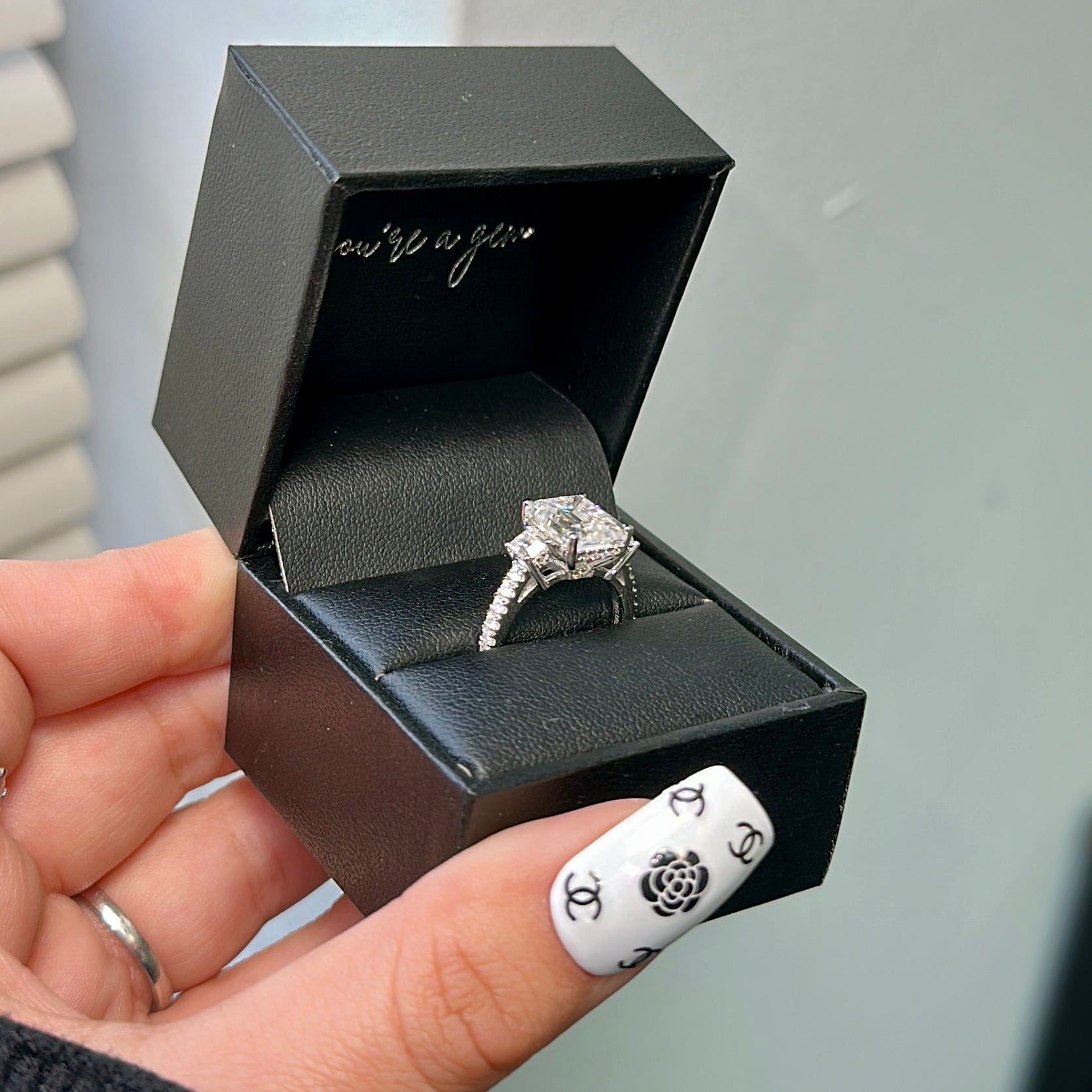 2.5ct Emerald Cut Moissanite Engagement Ring Ring Deluxe Fine Jewelry