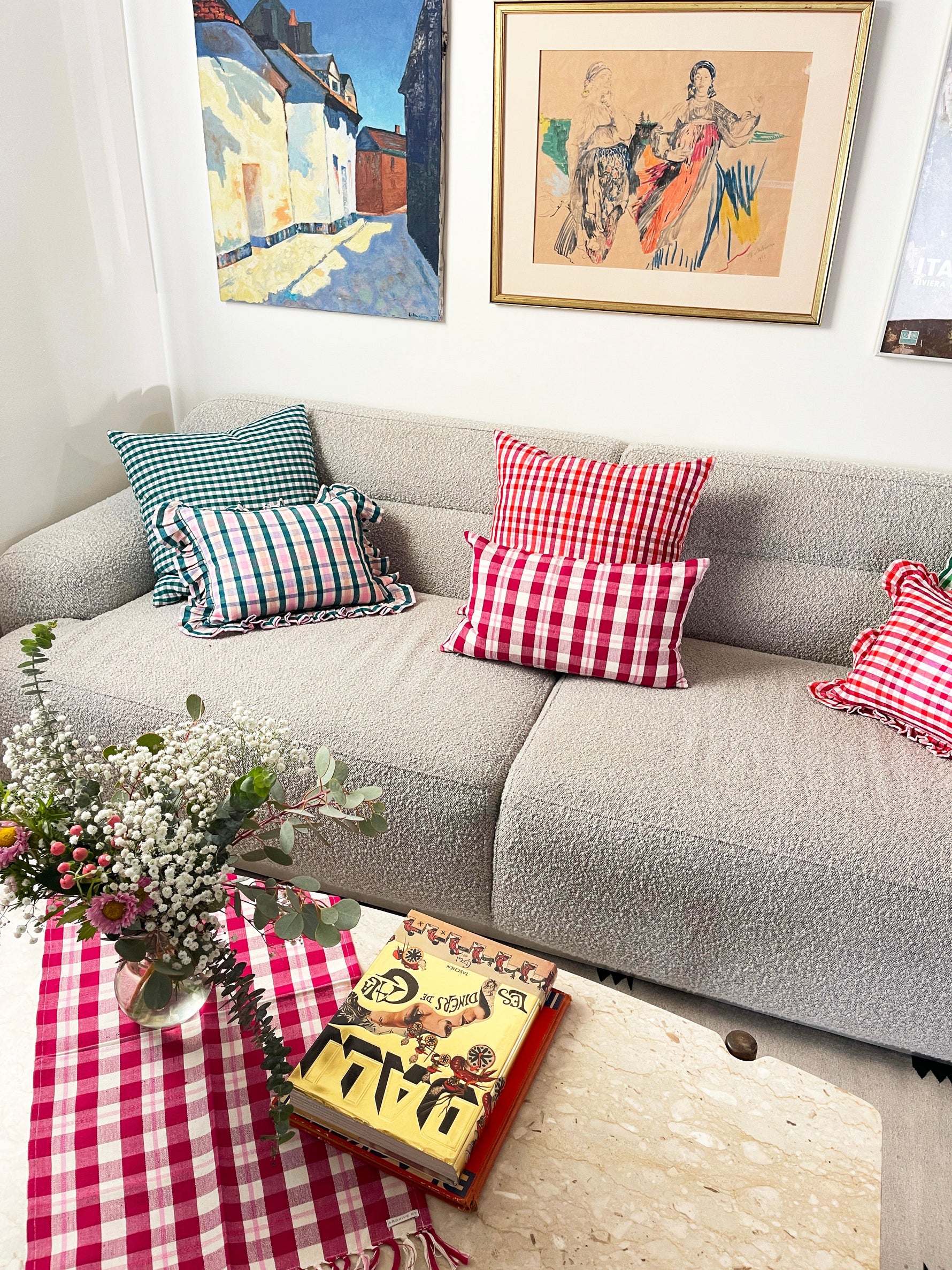 Lola Plaid Pillows