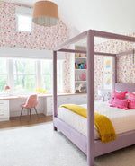 Antigua Pillow - Neon Pink and Yellow