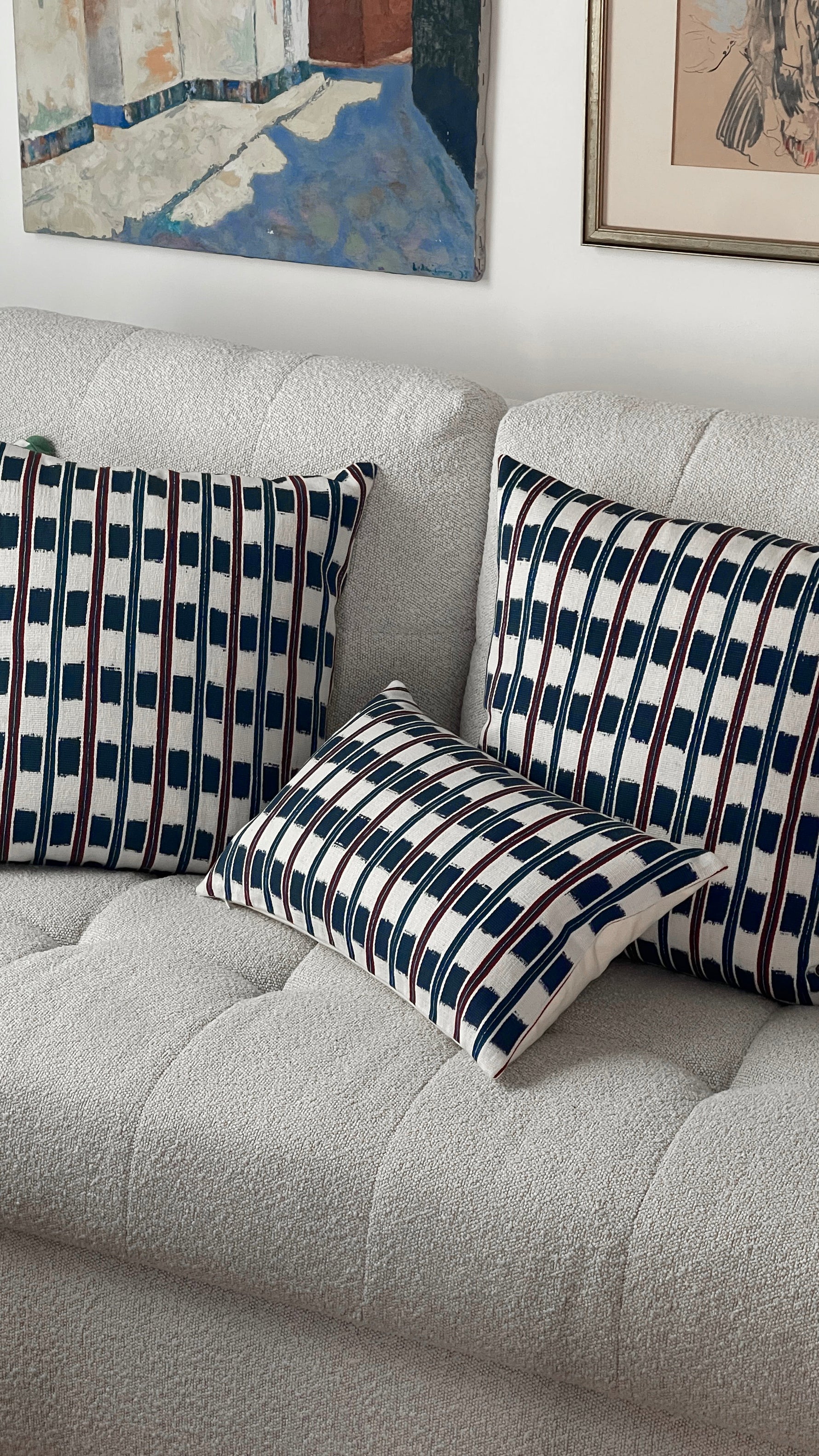 Santiago Atitlan Jaspe Pillow